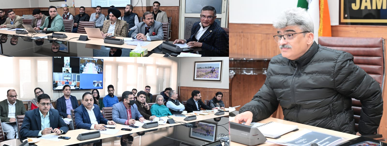 'Chief Secy reviews progress on BISAG-N Projects'